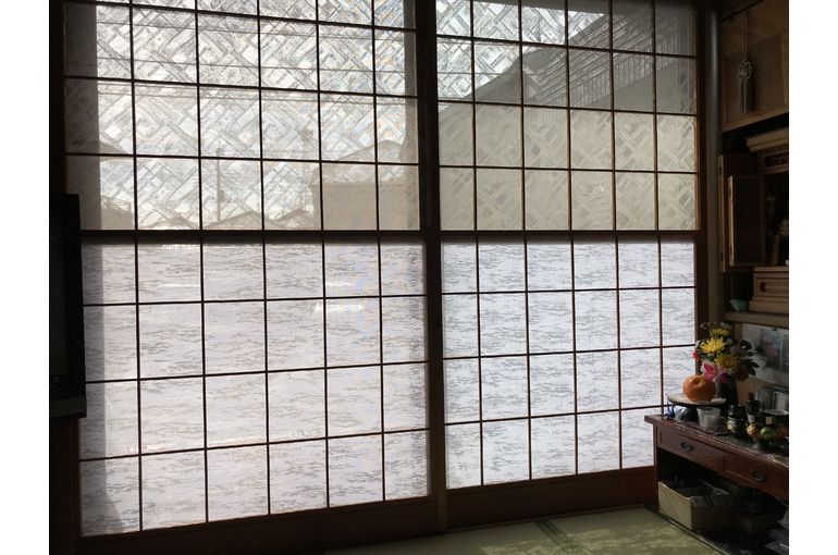 そういえば レース障子 張替本舗 金沢屋 府中店 襖 ふすま 障子 畳 網戸の張り替え 新調